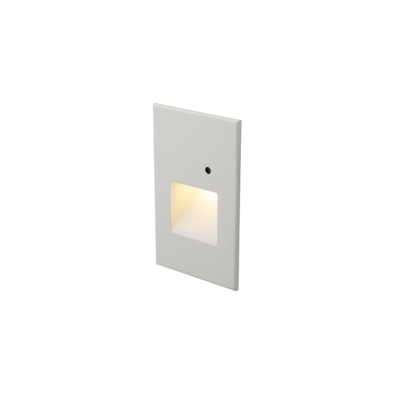 W.A.C. Lighting - WL-LED202-AM-WT - LED Step and Wall Light - Step Light With Photocell - White on Aluminum