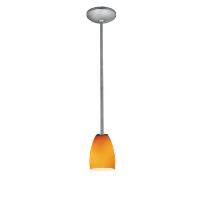 Access - 28069-3R-BS/AMB - LED Pendant - Sherry - Brushed Steel