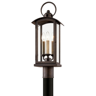 Troy Lighting - P7445-VBZ - Three Light Post Lantern - Chaplin - Vienna Bronze