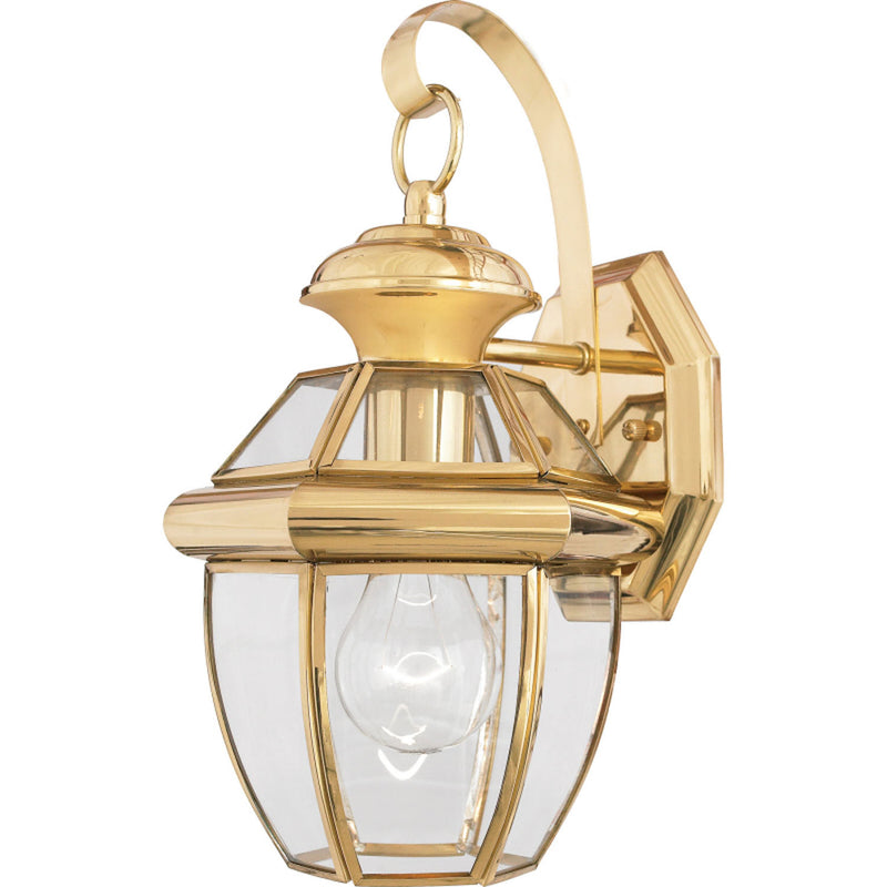Quoizel - NY8315B - One Light Outdoor Wall Lantern - Newbury - Polished Brass