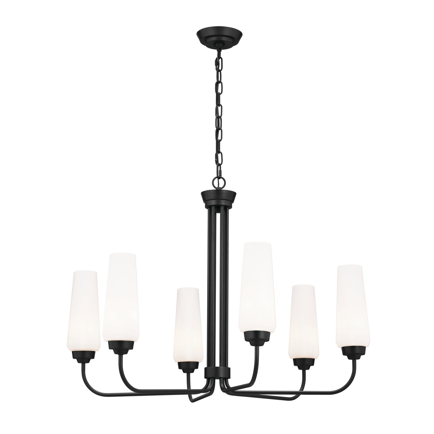 Truby Chandelier - 52480BK by Kichler from Cleveland Lighting
