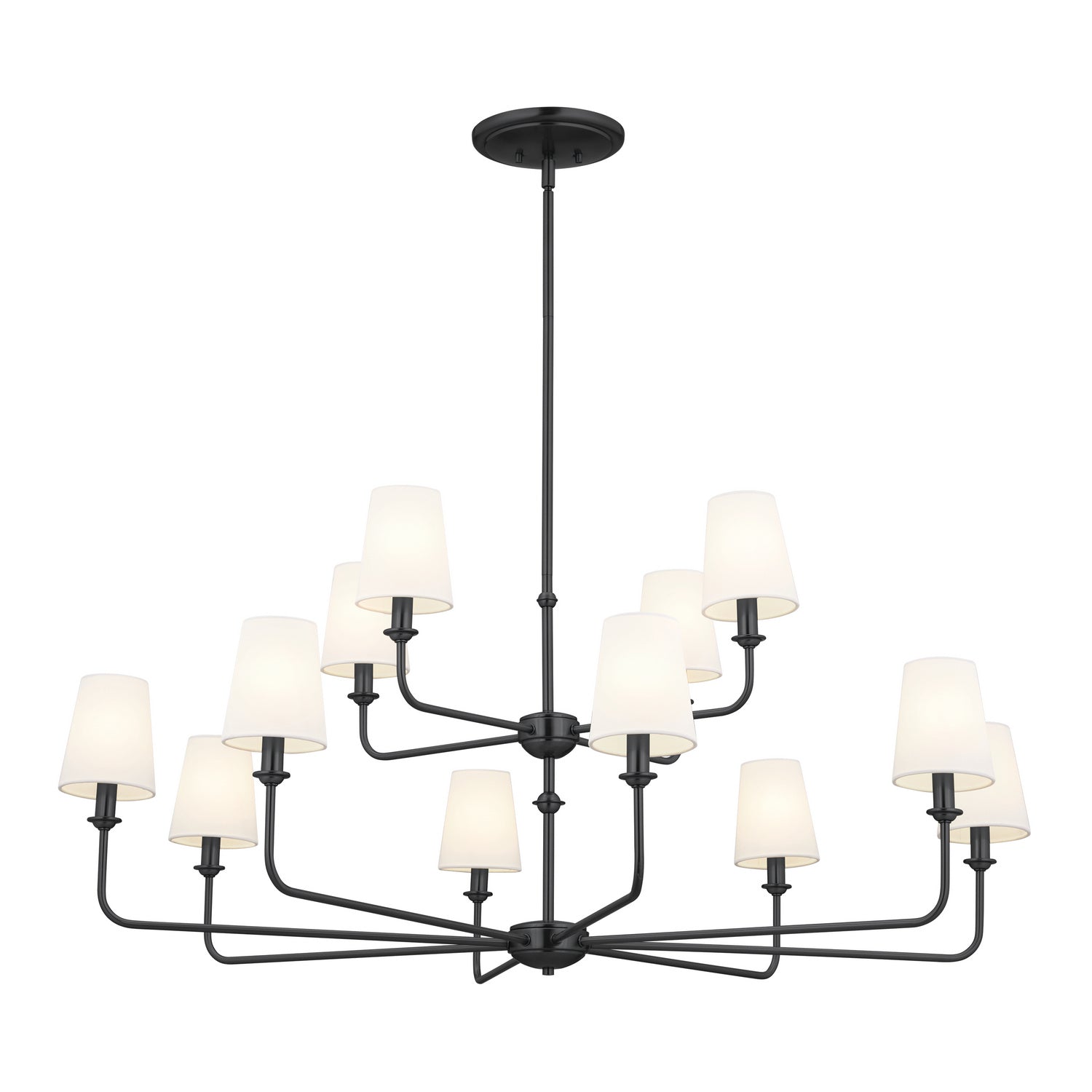 Pallas Chandelier - 52518BK by Kichler from Cleveland Lighting