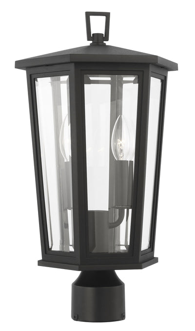Visual Comfort Studio - SLO1092TXB - Two Light Post Lantern - Witley - Textured Black