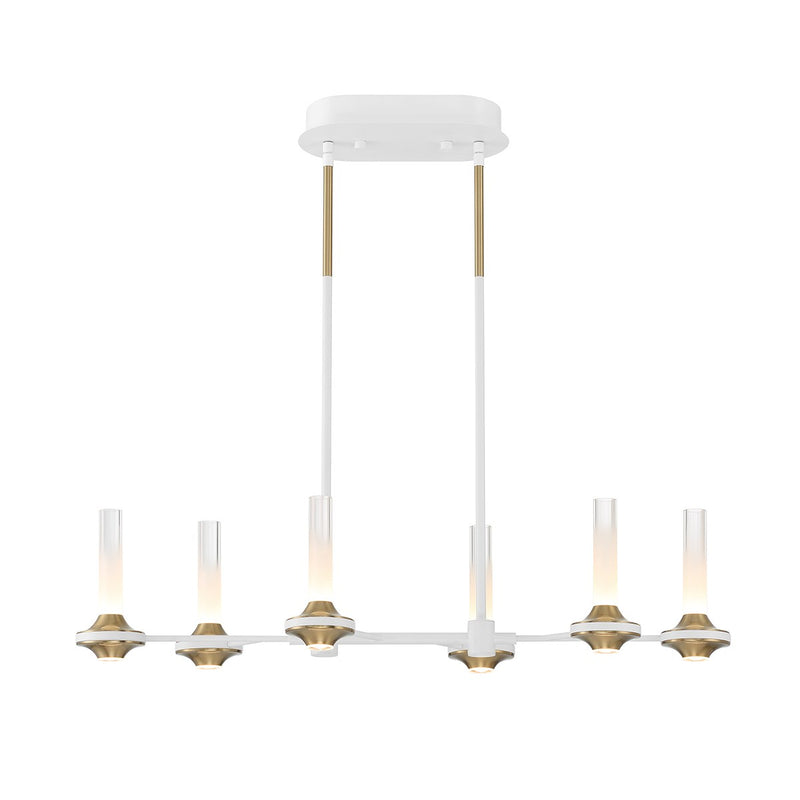 Eurofase - 45713-026 - LED Chandelier - Torcia - White and Brass