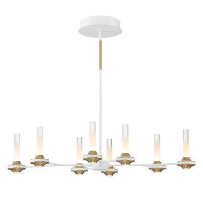 Eurofase - 45714-023 - LED Chandelier - Torcia - White and Brass
