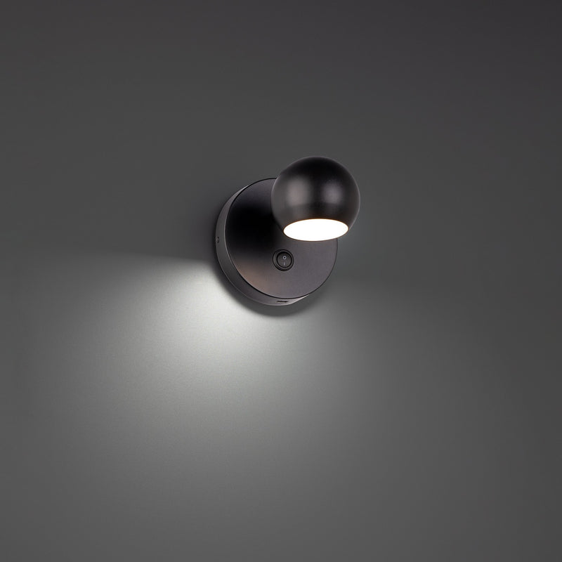 W.A.C. Lighting - BL-67305-BK - LED Bed Task Light - Duplex - Black