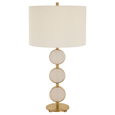 Uttermost - 30202-1 - One Light Table Lamp - Three Rings - Brushed Brass