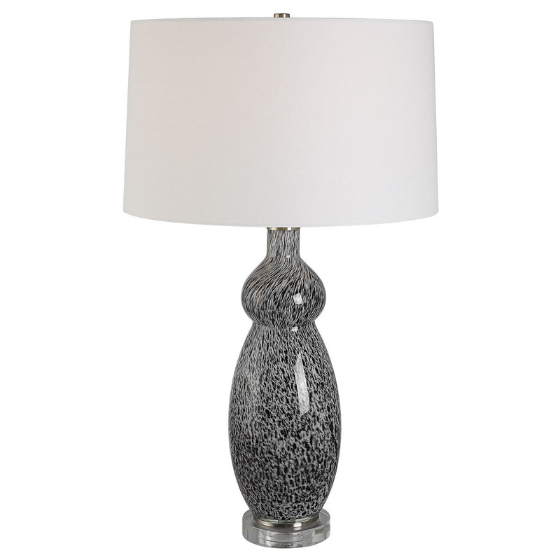 Uttermost - 30228 - One Light Table Lamp - Velino - Brushed Nickel