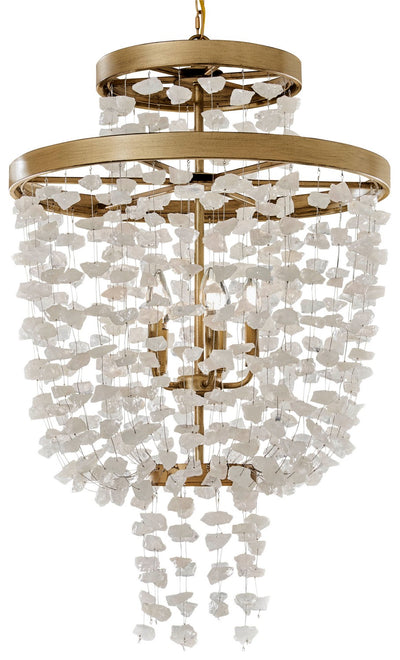 Metropolitan - N6895-898 - Five Light Pendant - Stonybrook, A Robin Baron Design - Havana Gold