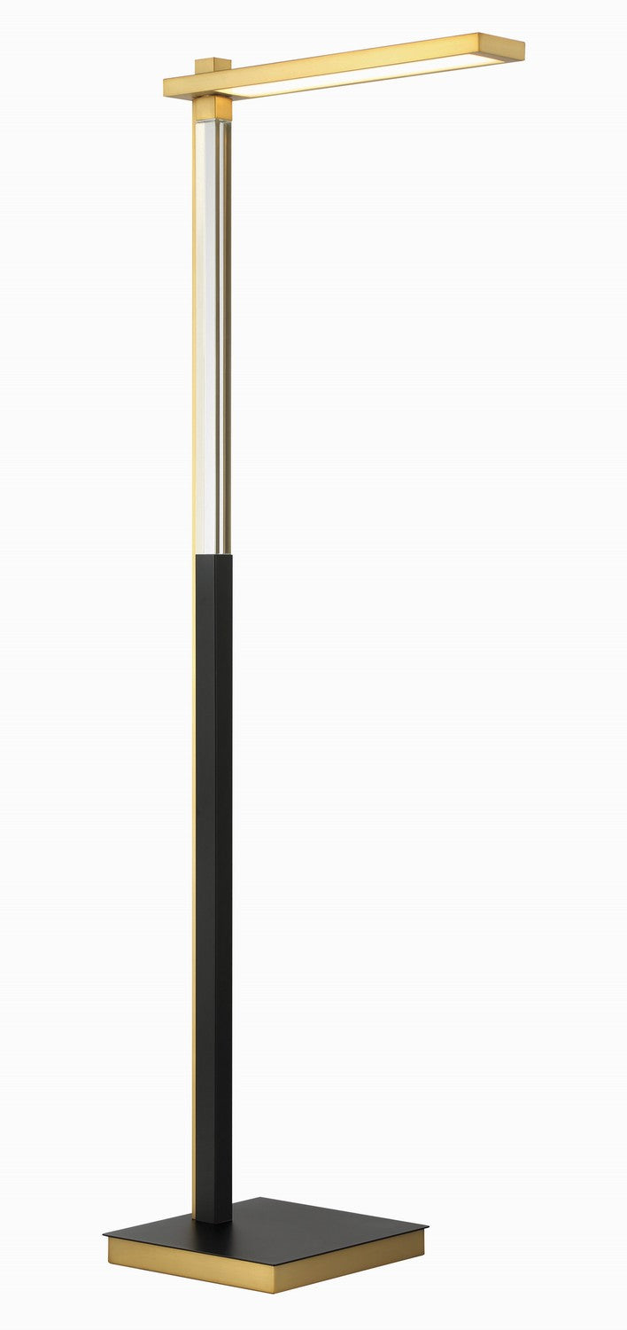 George Kovacs - P1927-726-L - LED Floor Lamp - Sauvity - Coal & Soft Brass