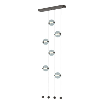 Hubbardton Forge - 139055-LED-STND-14-YL0668 - LED Pendant - Abacus - Oil Rubbed Bronze