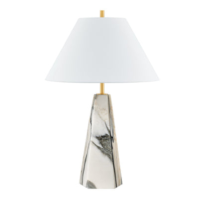 Hudson Valley - L1328-AGB - One Light Table Lamp - Benicia - Aged Brass