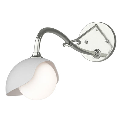 Hubbardton Forge - 201376-SKT-85-02-GG0711 - One Light Wall Sconce - Brooklyn - Sterling