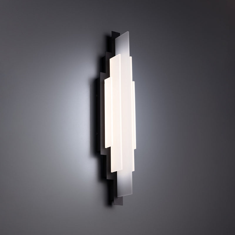 W.A.C. Lighting - WS-65323-35-BK - LED Wall Sconce - Nouveau - Black