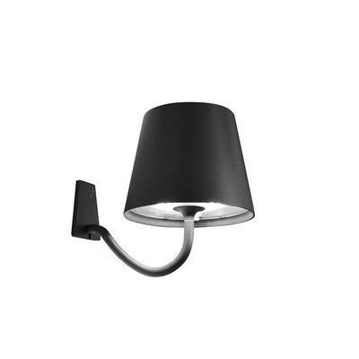 Zafferano - LD0288N4 - LED Wall Lamp - Poldina - Dark grey