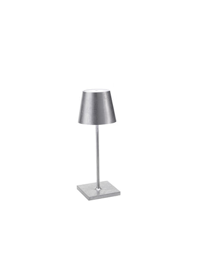 Zafferano - LD0320BFA - LED Table Lamp - Poldina Pro - Silver leaf