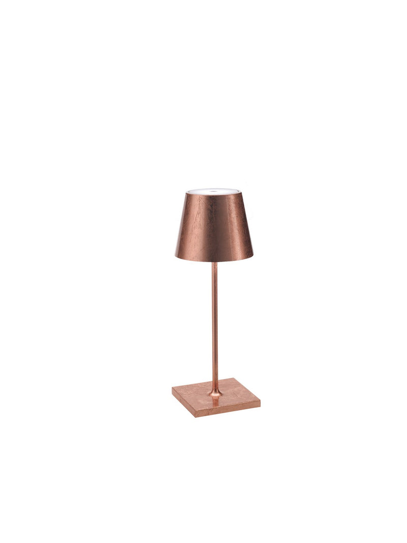 Zafferano - LD0320RFR - LED Table Lamp - Poldina Pro - Copper leaf