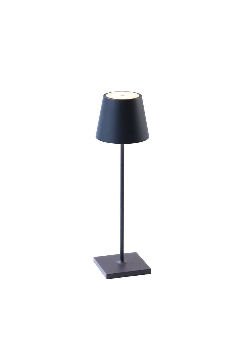 Zafferano - LD0340Y4 - LED Table Lamp - Poldina - Steel Blue