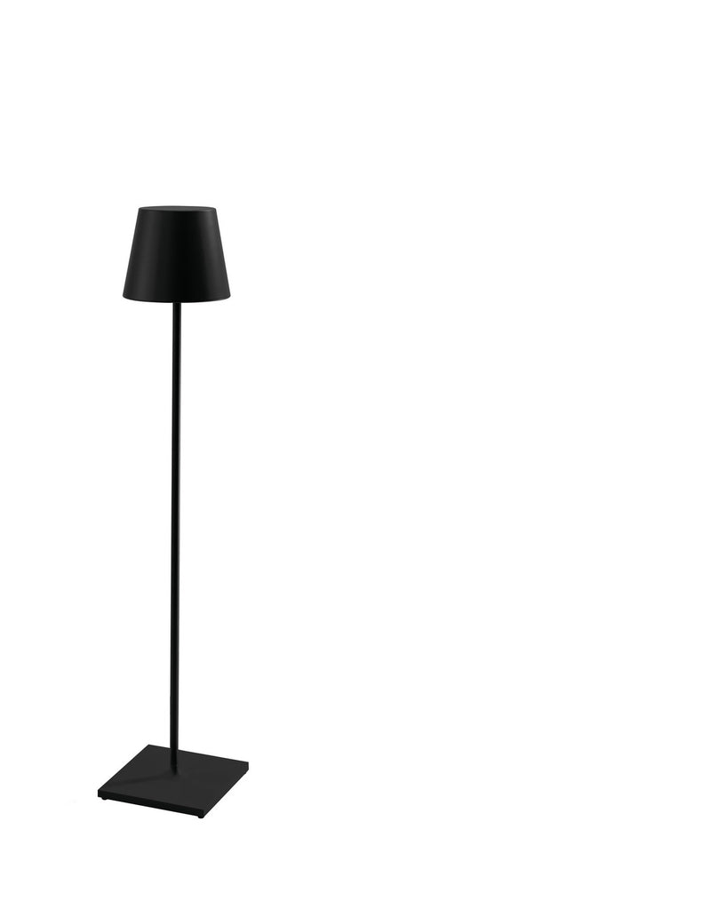 Zafferano - LD0360D3 - LED Floor Lamp - Poldina Pro - Black