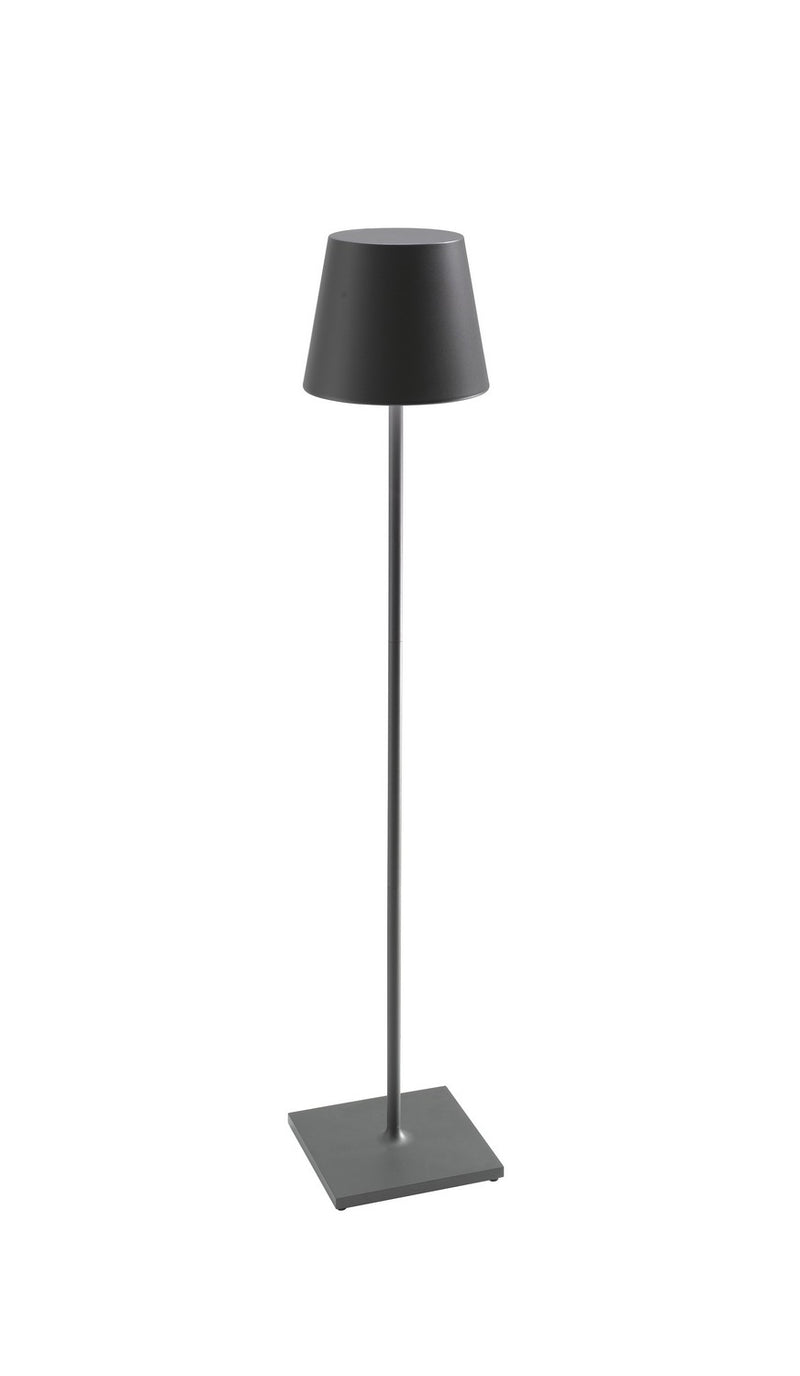 Zafferano - LD0360N3 - LED Floor Lamp - Poldina Pro - White