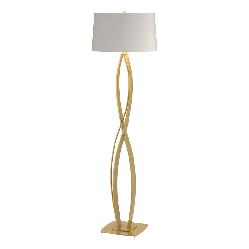 Hubbardton Forge - 232686-SKT-86-SE1894 - One Light Floor Lamp - Almost Infinity - Modern Brass