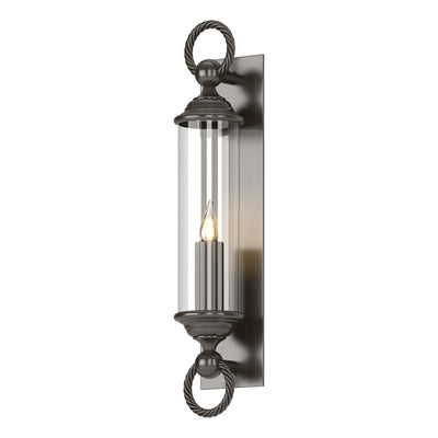 Hubbardton Forge - 303080-SKT-14-ZM0034 - One Light Outdoor Wall Sconce - Cavo - Coastal Oil Rubbed Bronze
