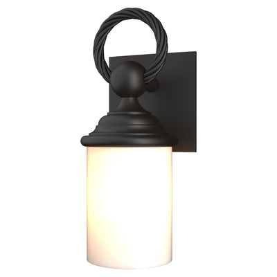 Hubbardton Forge - 303082-SKT-14-GG0160 - One Light Outdoor Wall Sconce - Cavo - Coastal Oil Rubbed Bronze