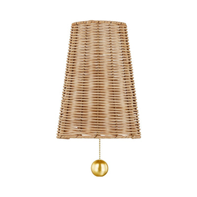 Mitzi - H857101-AGB - One Light Wall Sconce - Naida - Aged Brass