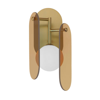 Studio M - SM24810AMNAB - LED Wall Sconce - Megalith - Glass - Natural Aged Brass