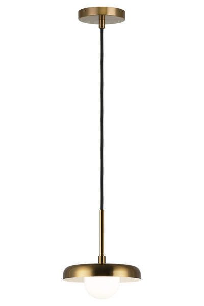 Matteo Lighting - C34401AGOP - LED Pendant - Creston - Aged Gold Brass