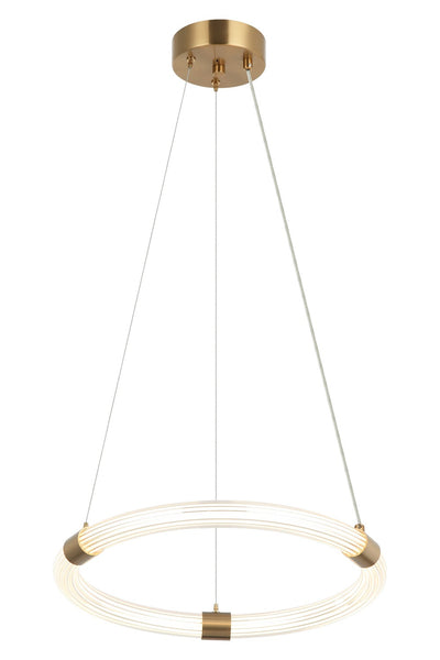 Matteo Lighting - C34816AG - LED Pendant - Inkara - Aged Gold Brass