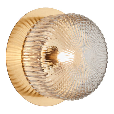 Matteo Lighting - S01301AGCL - LED Wall Sconce - Knobbel - Aged Gold Brass