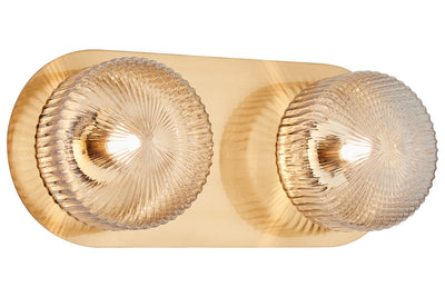 Matteo Lighting - S01302AGCL - LED Wall Sconce - Knobbel - Aged Gold Brass
