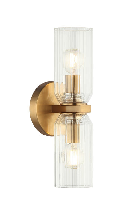 Matteo Lighting - W34012AG - Two Light Wall Sconce - Westlock - Aged Gold Brass