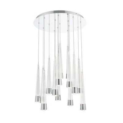 W.A.C. Lighting - PD-59415R-CH - LED Chandelier - Quill - Chrome