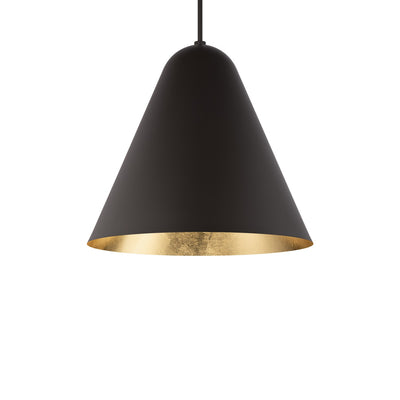 Modern Forms - PD-12422-BZ/GL - LED Pendant - Taper - Bronze & Gold Leaf