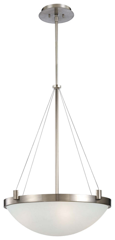 George Kovacs - P592-084 - Four Light Pendant - Suspended - Brushed Nickel