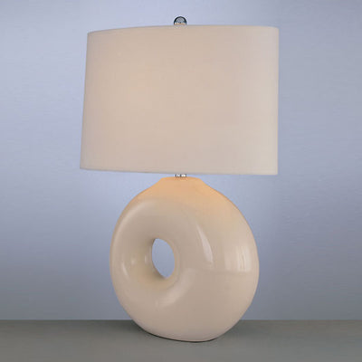 George Kovacs - P1059-2 - White Ceramic Table Lamp - Ausi - White Ceramic