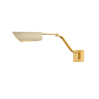 Hudson Valley - 6810-AGB/SSD - One Light Wall Sconce - Douglaston - Aged Brass/ Soft Sand