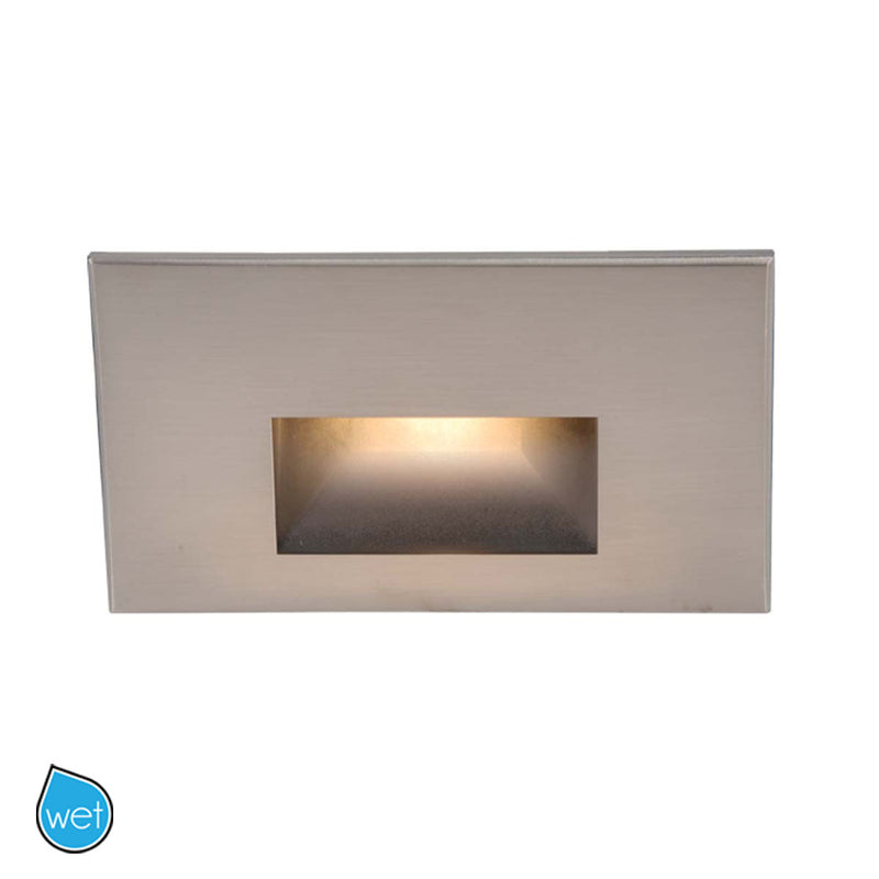 W.A.C. Lighting - WL-LED100-BL-BN - LED Step and Wall Light - Led100 - Brushed Nickel