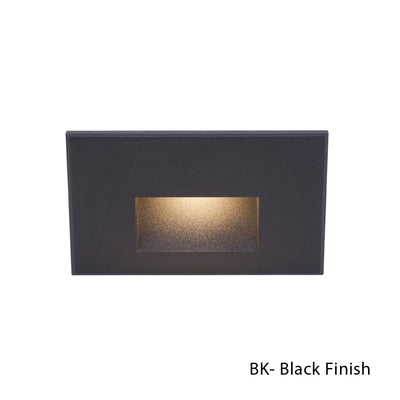 W.A.C. Lighting - WL-LED100-C-BK - LED Step and Wall Light - Led100 - Black on Aluminum