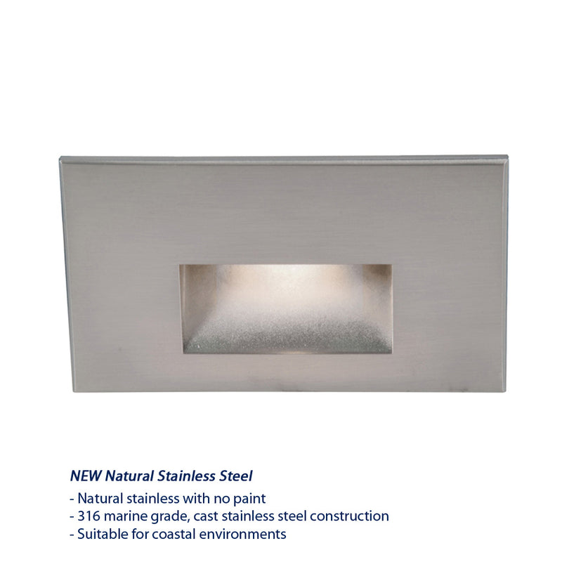 W.A.C. Lighting - WL-LED100-C-SS - LED Step and Wall Light - Led100 - Stainless Steel