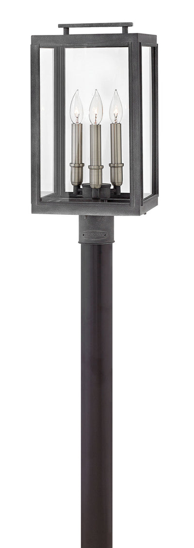 Hinkley - 2911DZ-LL$ - LED Post Top/ Pier Mount - Sutcliffe - Aged Zinc
