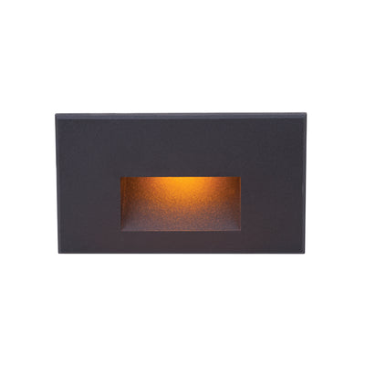 W.A.C. Lighting - 4011-AMBK - LED Step and Wall Light - 4011 - Black On Aluminum