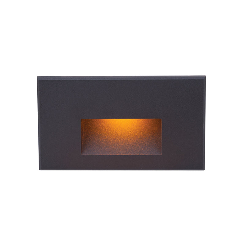 W.A.C. Lighting - 4011-AMBK - LED Step and Wall Light - 4011 - Black On Aluminum