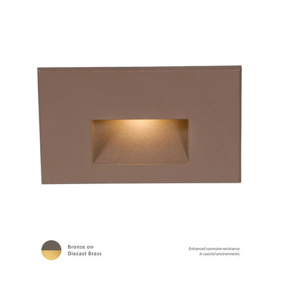 W.A.C. Lighting - WL-LED100-C-BBR - LED Step and Wall Light - Led100 - Bronze on Brass