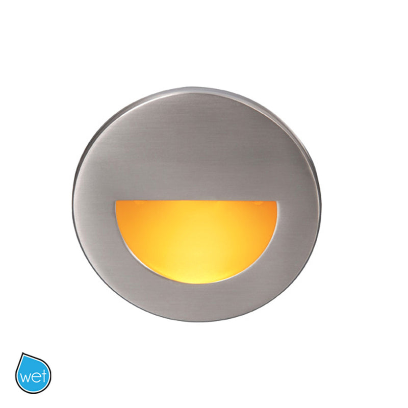 W.A.C. Lighting - WL-LED300-AM-BN - LED Step and Wall Light - Led3 Cir - Brushed Nickel