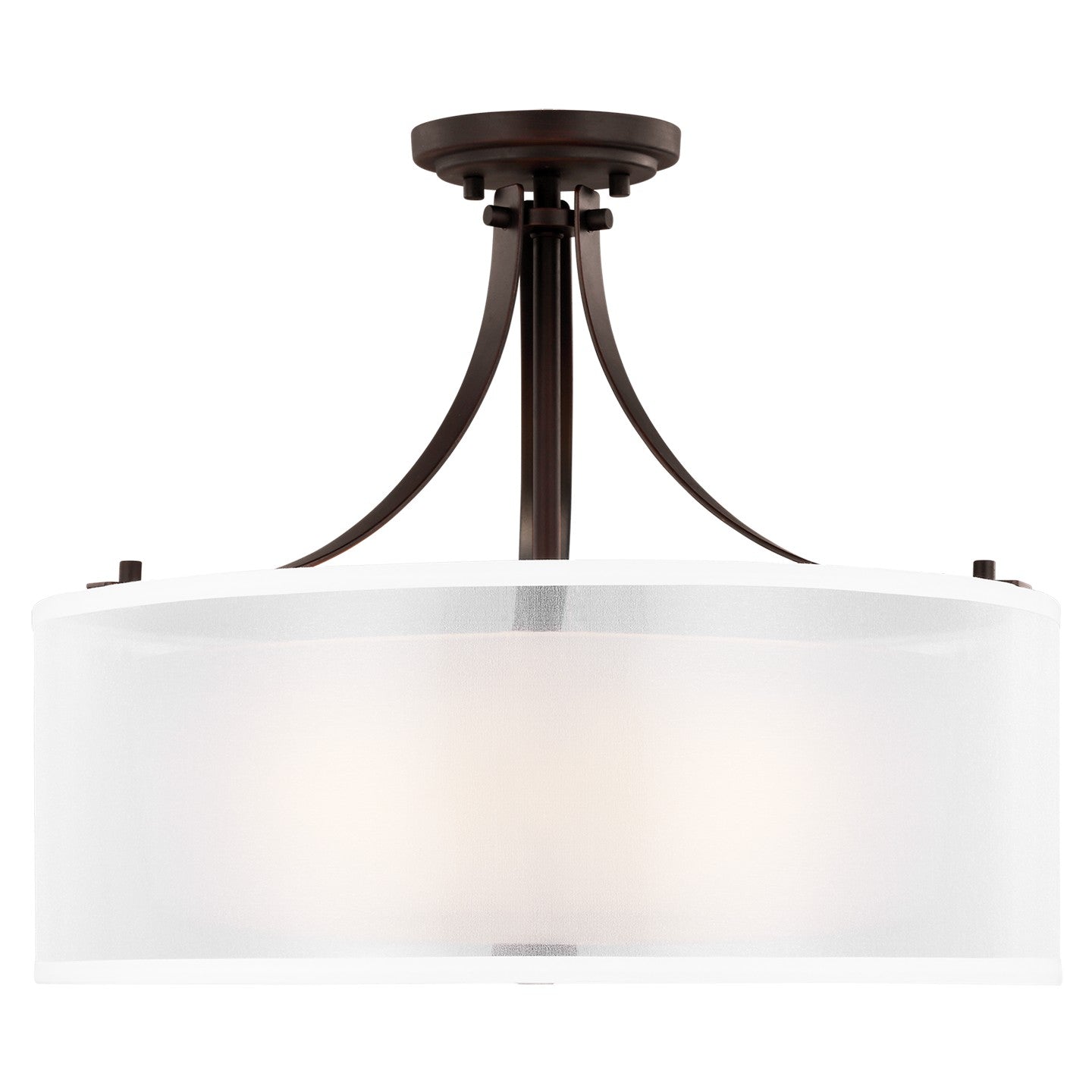 Elmwood Park Scroll Semi Flush Ceiling Light - 7737303-710 by ...