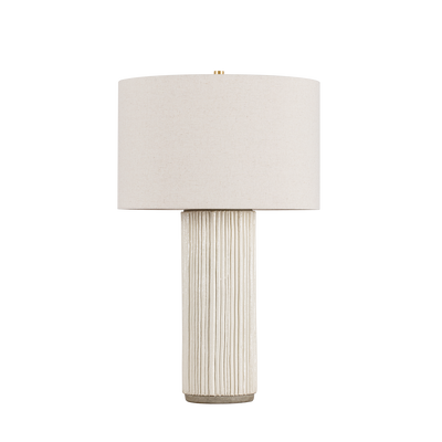 Hudson Valley - L5431-AGB/CFI - One Light Table Lamp - Crestwood - Aged Brass/Ceramic Fluted Ivory