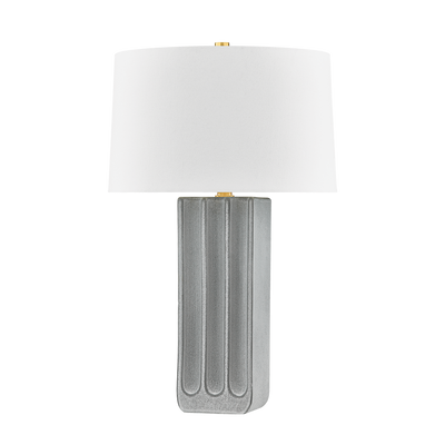 Hudson Valley - L6129-AGB/C01 - One Light Table Lamp - Elmer - Aged Brass/Ceramic Granite